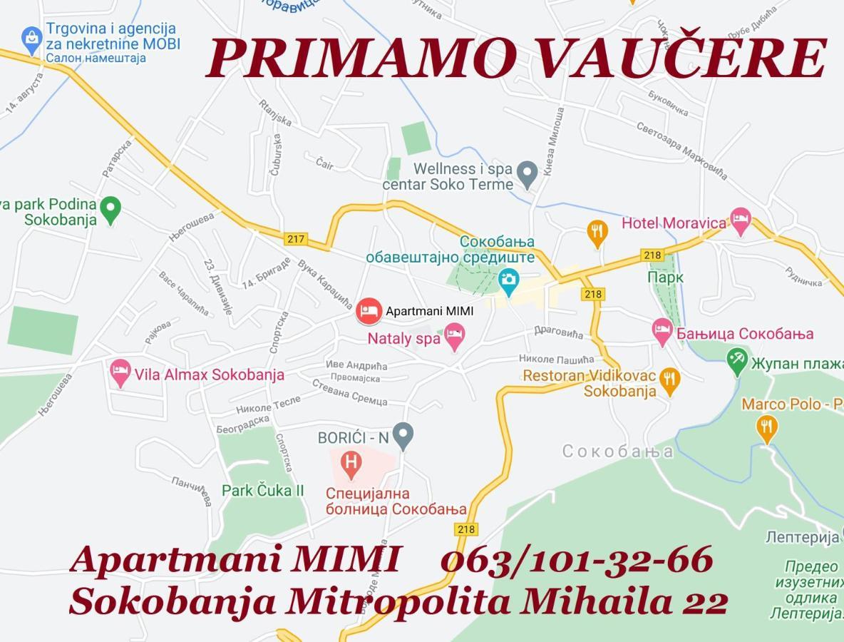 Apartmani Mimi Sokobanja Kültér fotó
